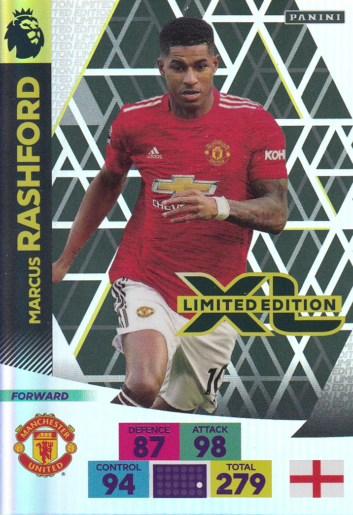 LE - MARCUS RASHFORD - MANCHESTER UNITED - PANINI PREMIER LEAGUE 2020/21 - LIMITED EDITION