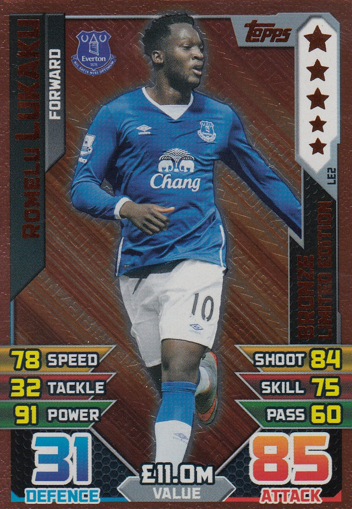 LE2. ROMELU LUKAKU - CHELSEA - LIMITED EDITION BRONZE