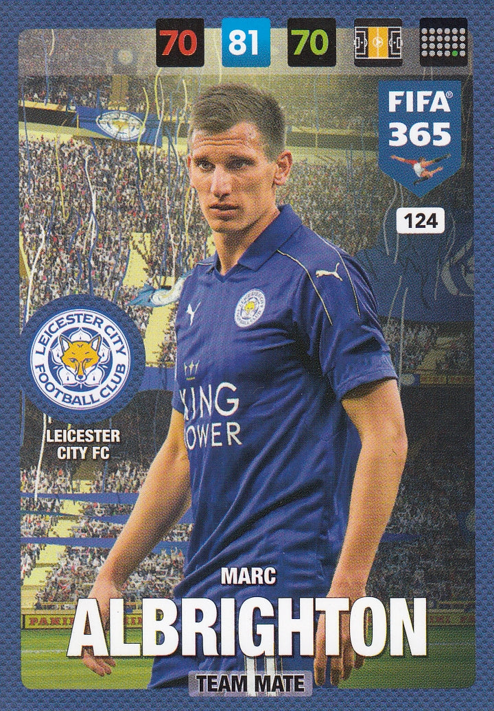 124. MARC ALBRIGHTON - LEICESTER CITY FC - TEAM MATE
