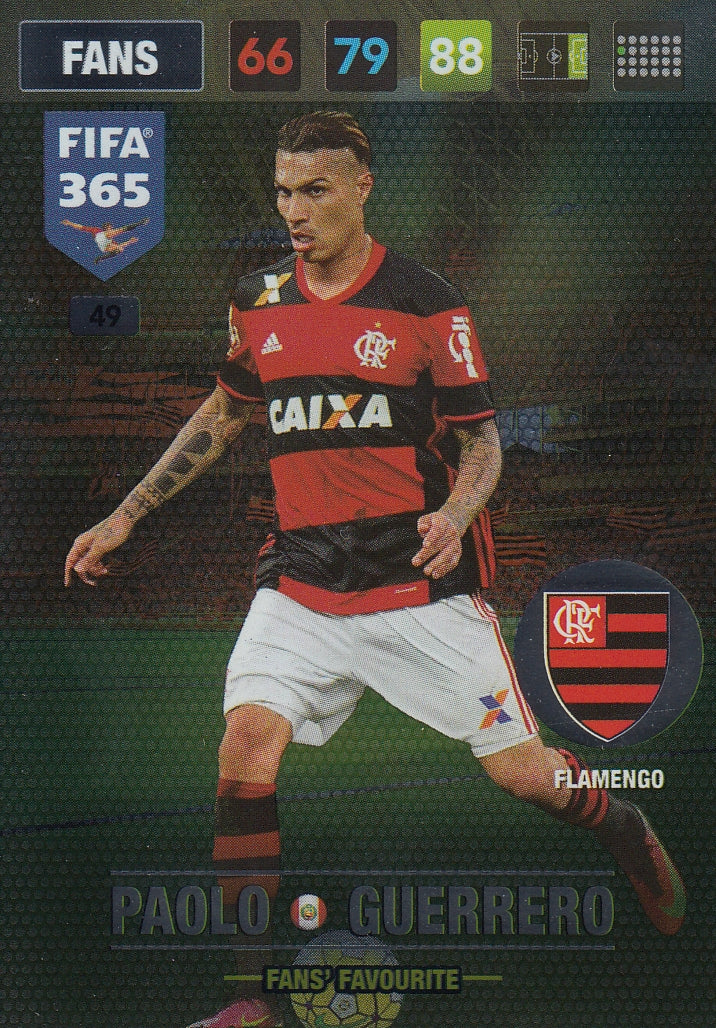 049. PAOLO GUERRERO - FLAMENGO - FANS - FANS’ FAVOURITE