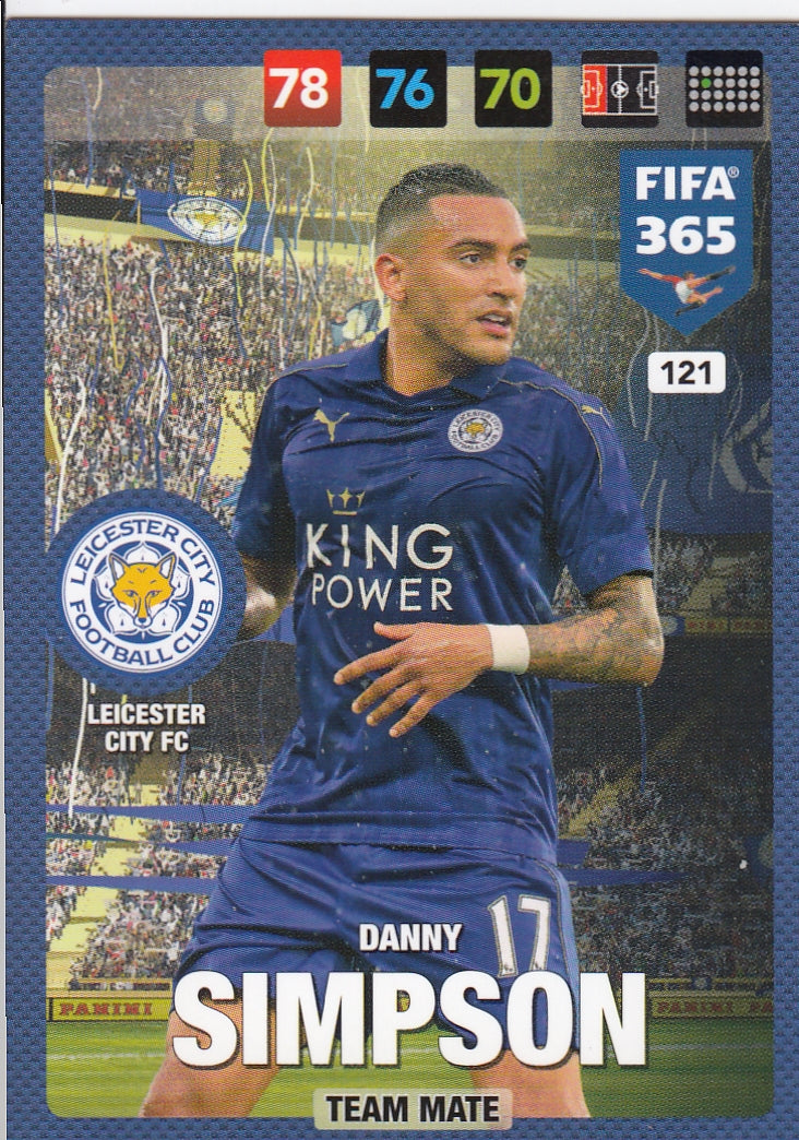 121. DANNY SIMPSON - LEICESTER CITY FC - TEAM MATE
