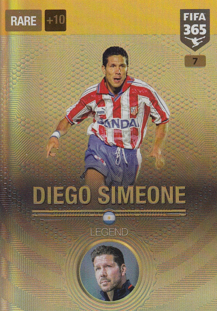 007. DIEGO SIMEONE - ARGENTINA - RARE - LEGEND