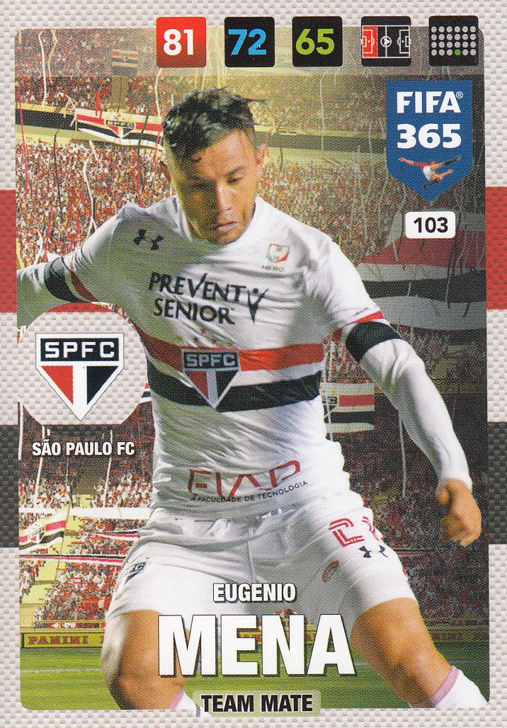 103. EUGENIO MENA - SÄO PAULO FC - TEAM MATE