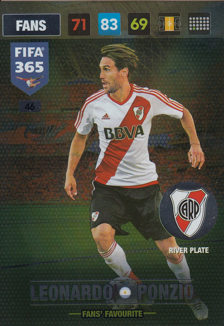 046. LEONARDO PONZIO - RIVER PLATE - FANS - FAN’S FAVOURITE