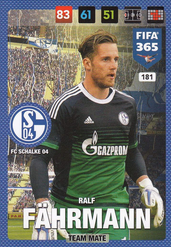 181. RALF FÄHRMANN - FC SCHALKE 04 - TEAM MATE