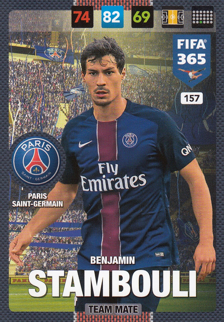157. BENJAMIN STAMBOULI - PARIS SAINT-GERMAIN - TEAM MATE