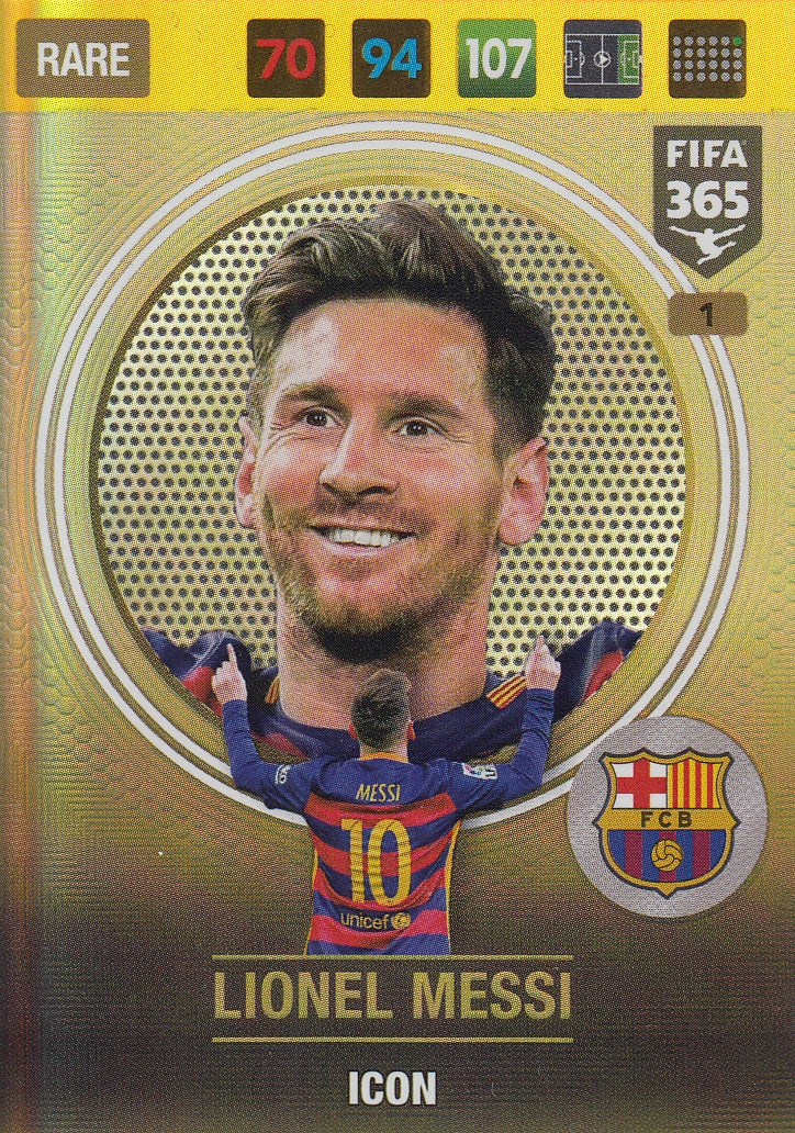 001. LIONEL MESSI - FC BARCELONA - RARE - ICON