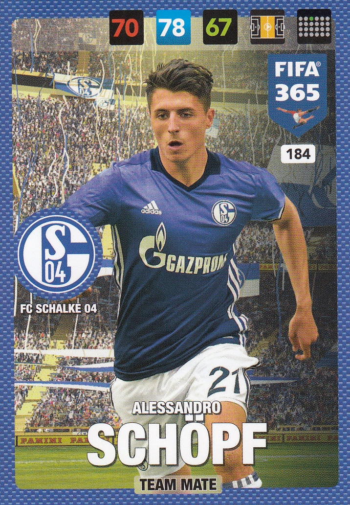 184. ALESSANDRO SCHÖPP - FC SCHALKE 04 - TEAM MATE