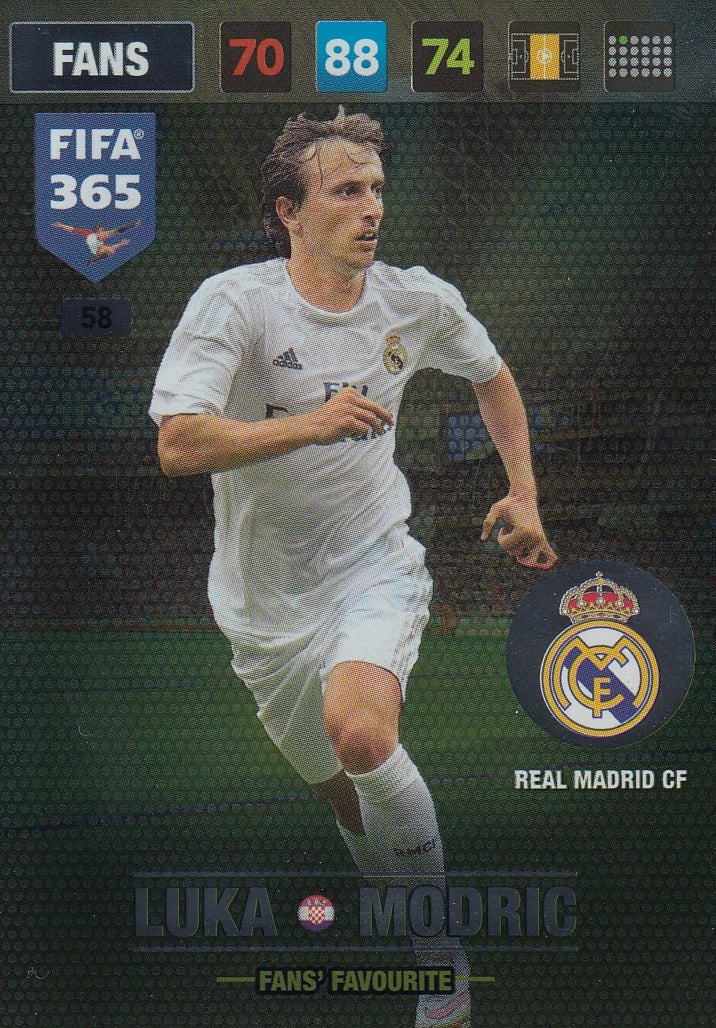 058. LUKA MODRIC - REAL MADRID CF - FANS - FANS’ FAVOURITE