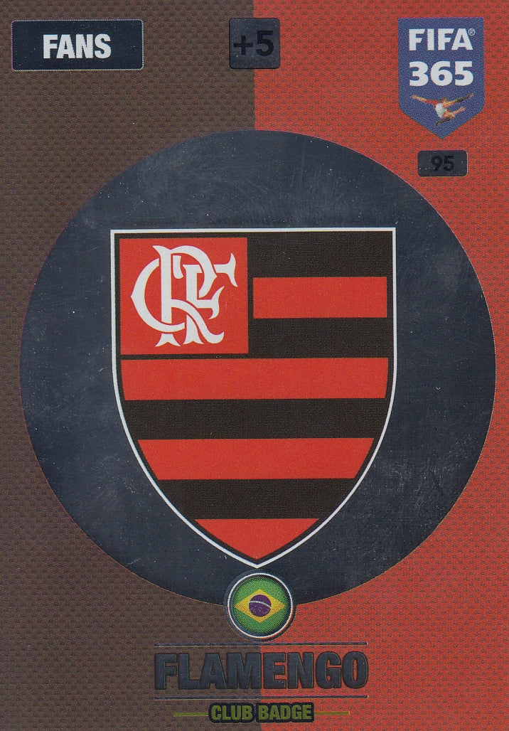 095. FLAMENGO - BRASIL - FANS - CLUB BADGE