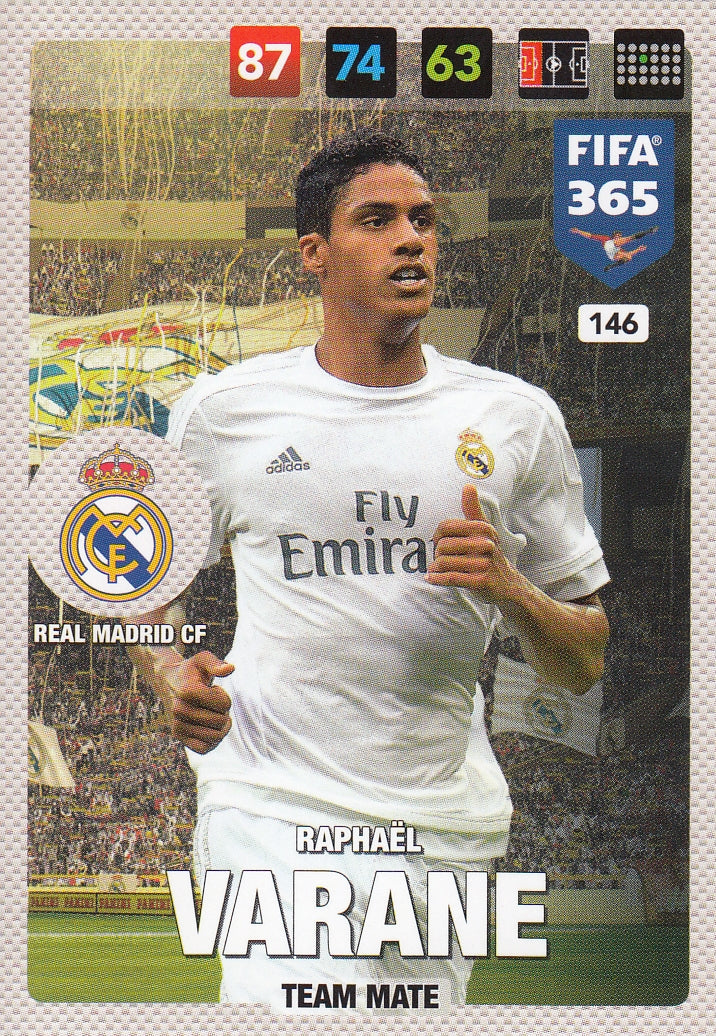 146. RAPHAËL VARANE - REAL MADRID CF - TEAM MATE