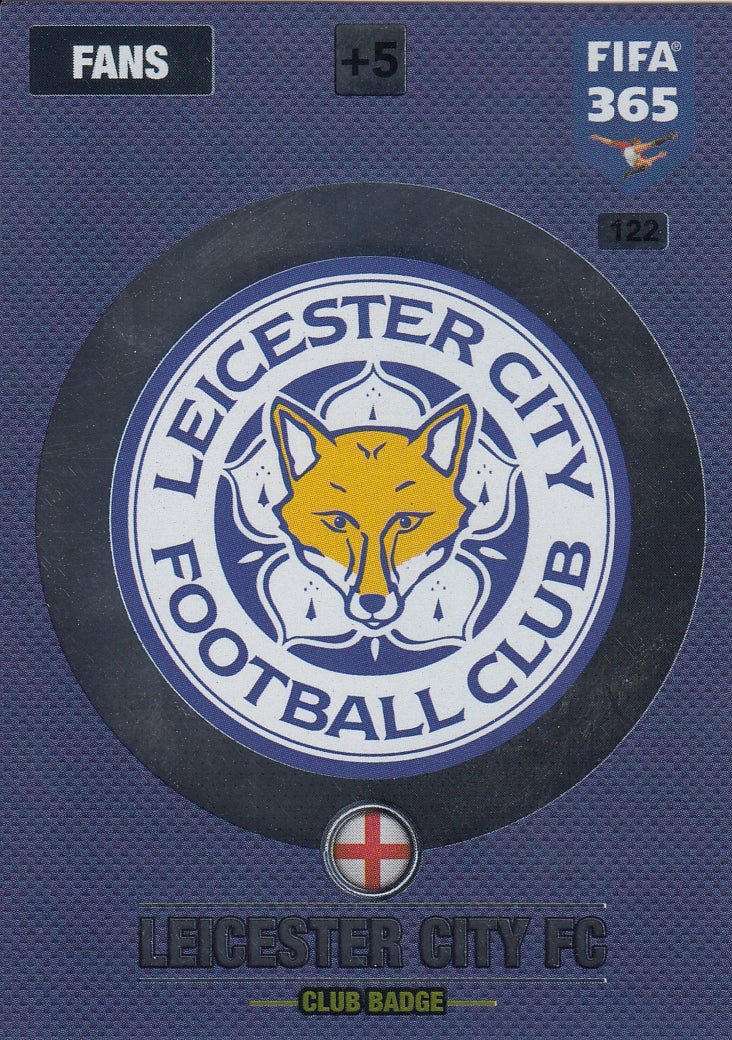 122. LEICESTER CITY FC - ENGLAND - FANS - CLUB BADGE