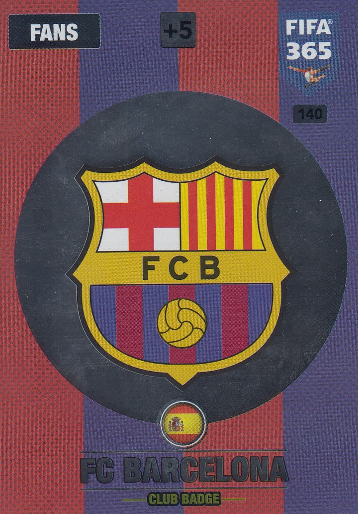 140. FC BARCELONA - SPAIN - FANS - CLUB BADGE