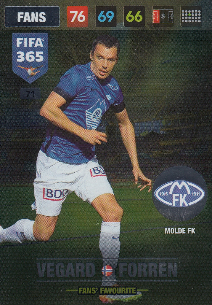 071. VEGARD FORREN - MOLDE FK - FANS - FAN’S FAVOURITE
