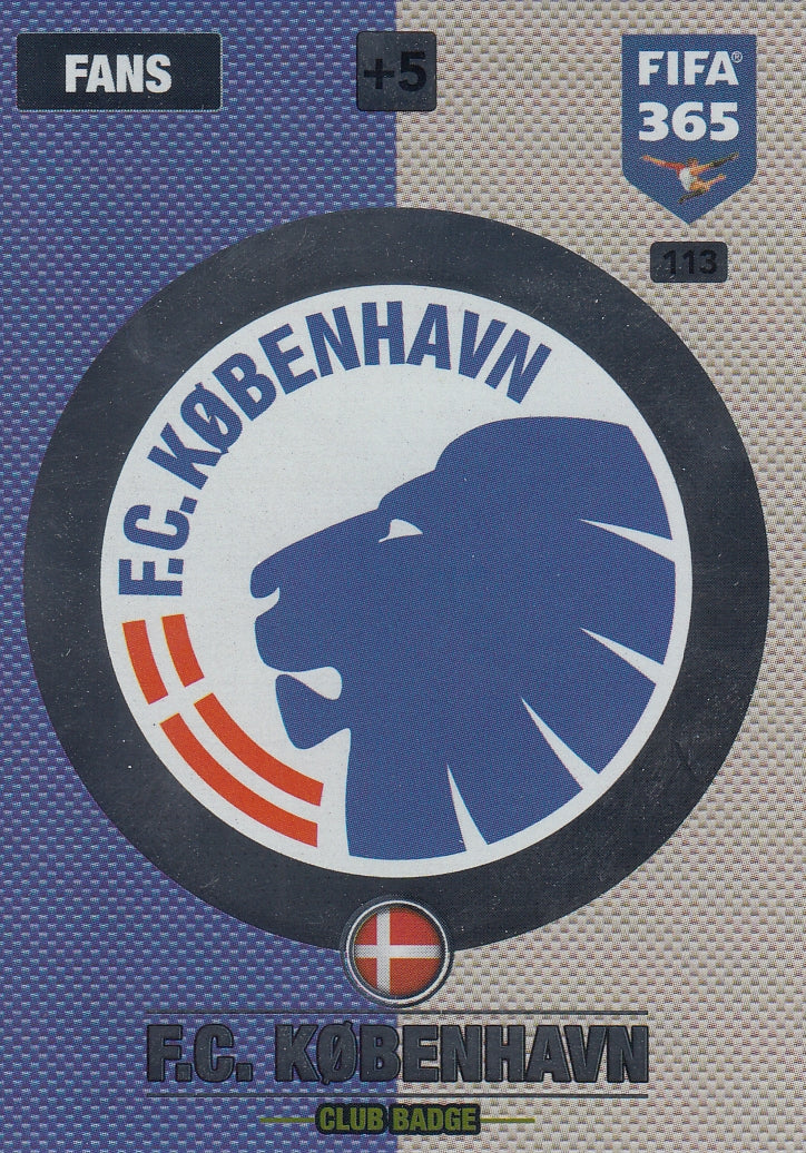 113. F.C. KØBENHAVN - FANS - CLUB BADGE