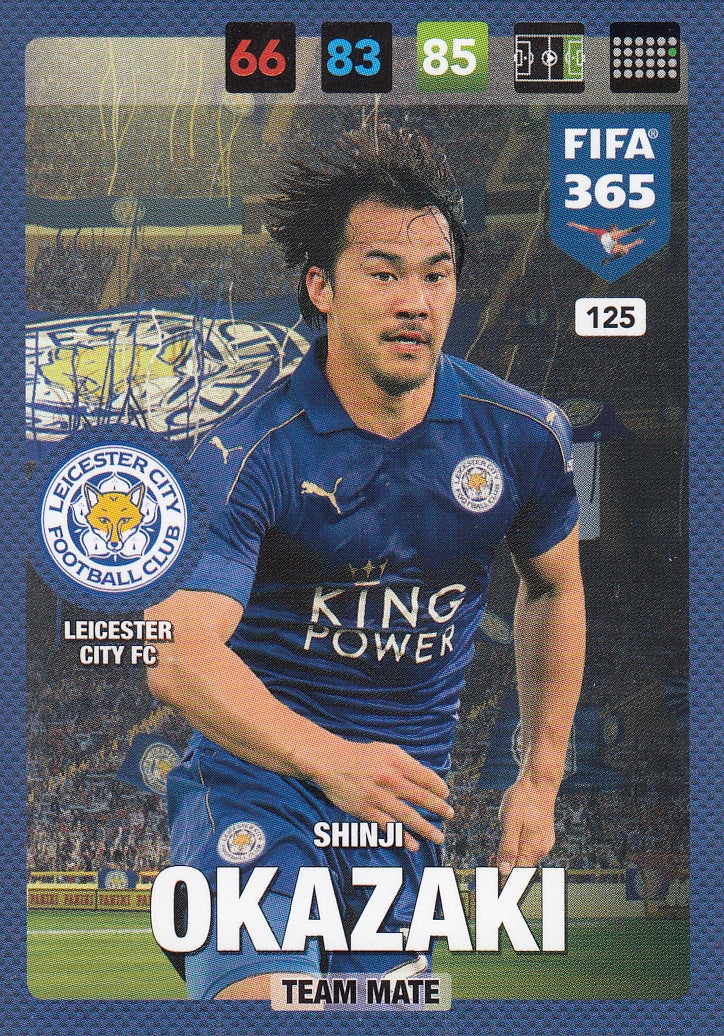 125. SHINJI OKAZAKI - LEICESTER CITY FC - TEAM MATE