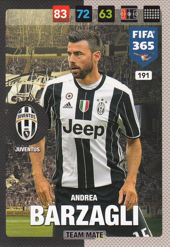 191. ANDREA BARZAGLI - JUVENTUS - TEAM MATE