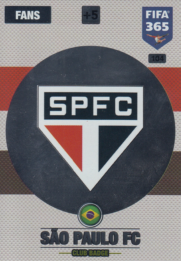 104. SÃO PAULO - BRASIL - FANS - CLUB BADGE