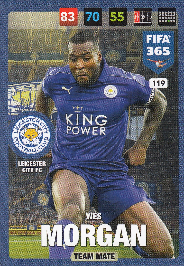 119. WES MORGAN - LEICESTER CITY FC - TEAM MATE