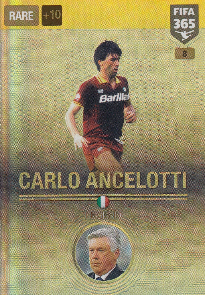 008. CARLO ANCELOTTI - ITALIA - RARE - LEGEND