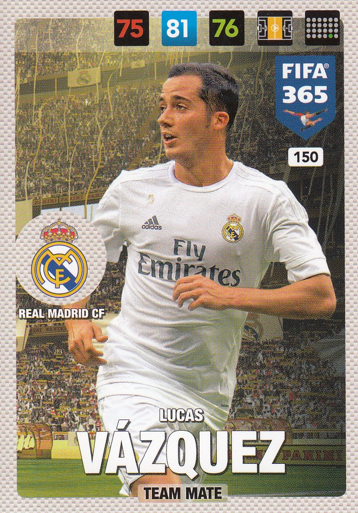150. LUCAS VÁZQUEZ - REAL MADRID CF - TEAM MATE