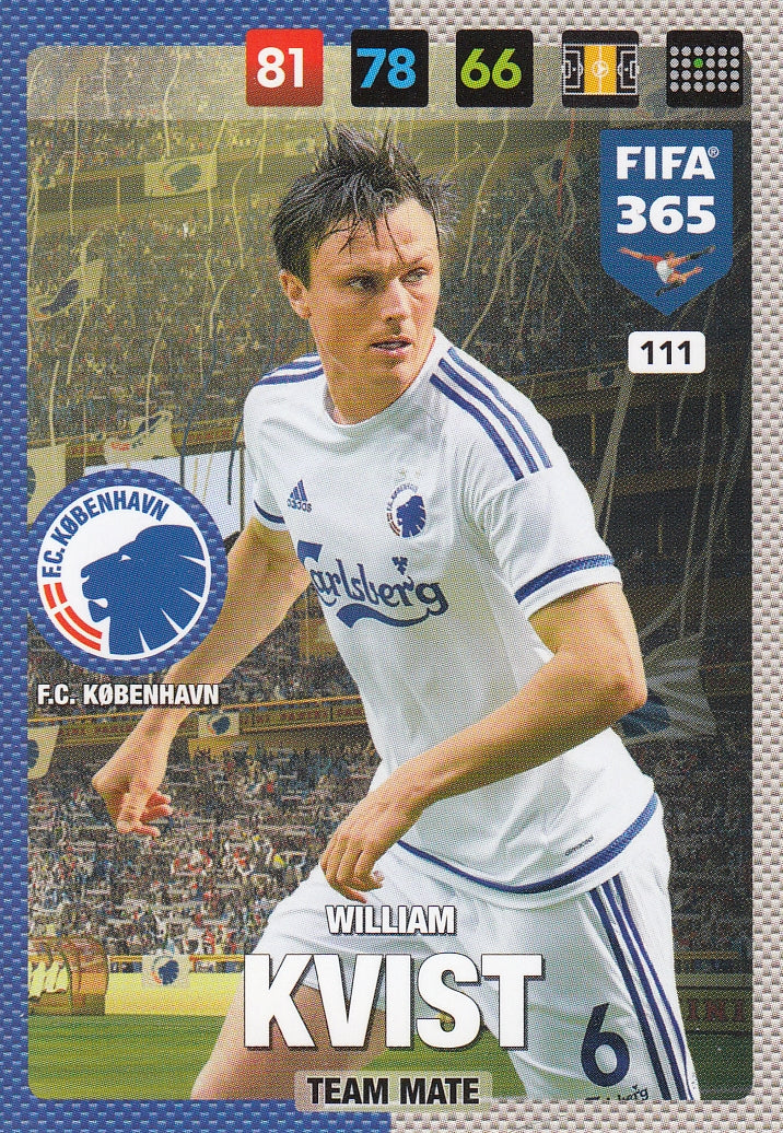 111. WILLIAM KVIST - F.C. KØBENHAVN - TEAM MATE