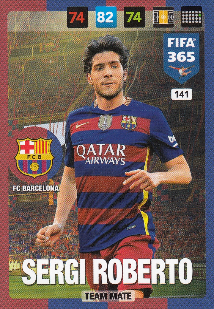 141. SERGI ROBERTO - FC BARCELONA - TEAM MATE