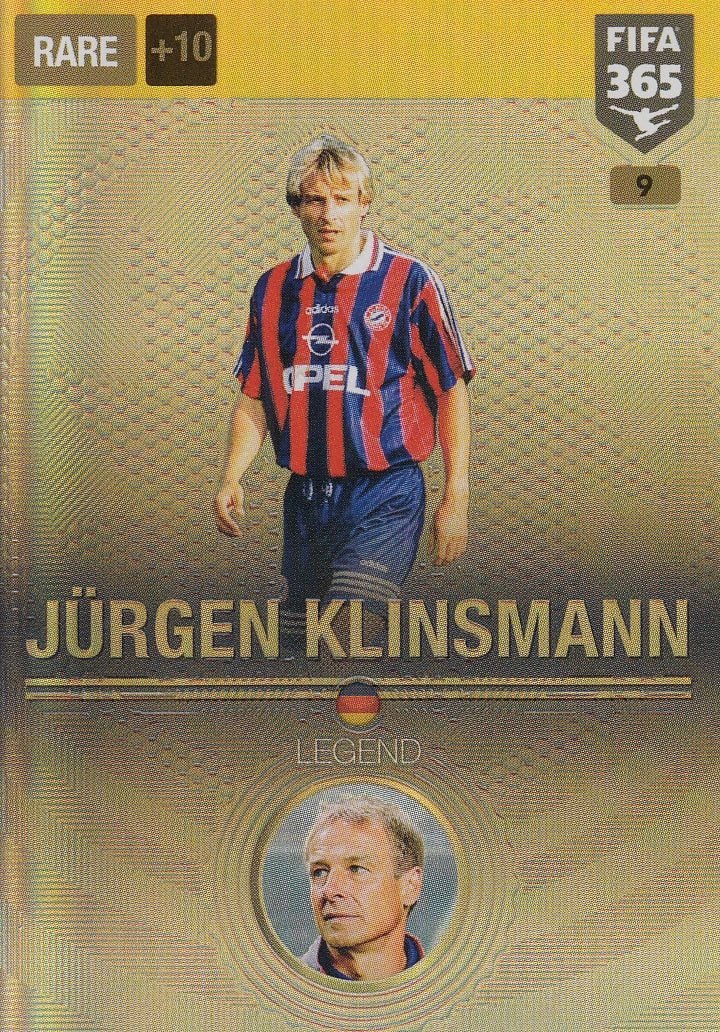 009. JÜRGEN KLINSMANN - TYSKLAND - RARE - LEGEND