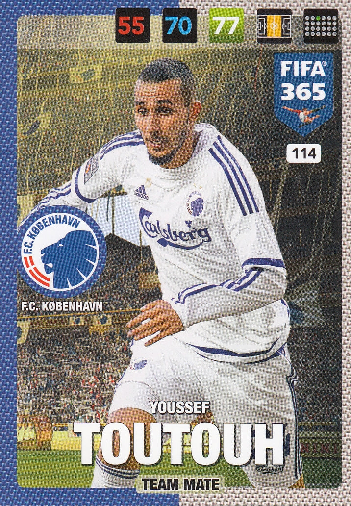 114. YOUSSEF TOUTOUH - F.C. KØBENHAVN -TEAM MATE