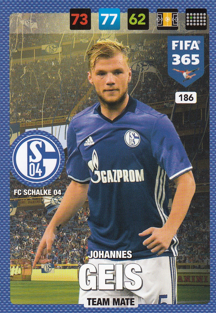 186. JOHANNES GEIS - FC SCHALKE 04 - TEAM MATE