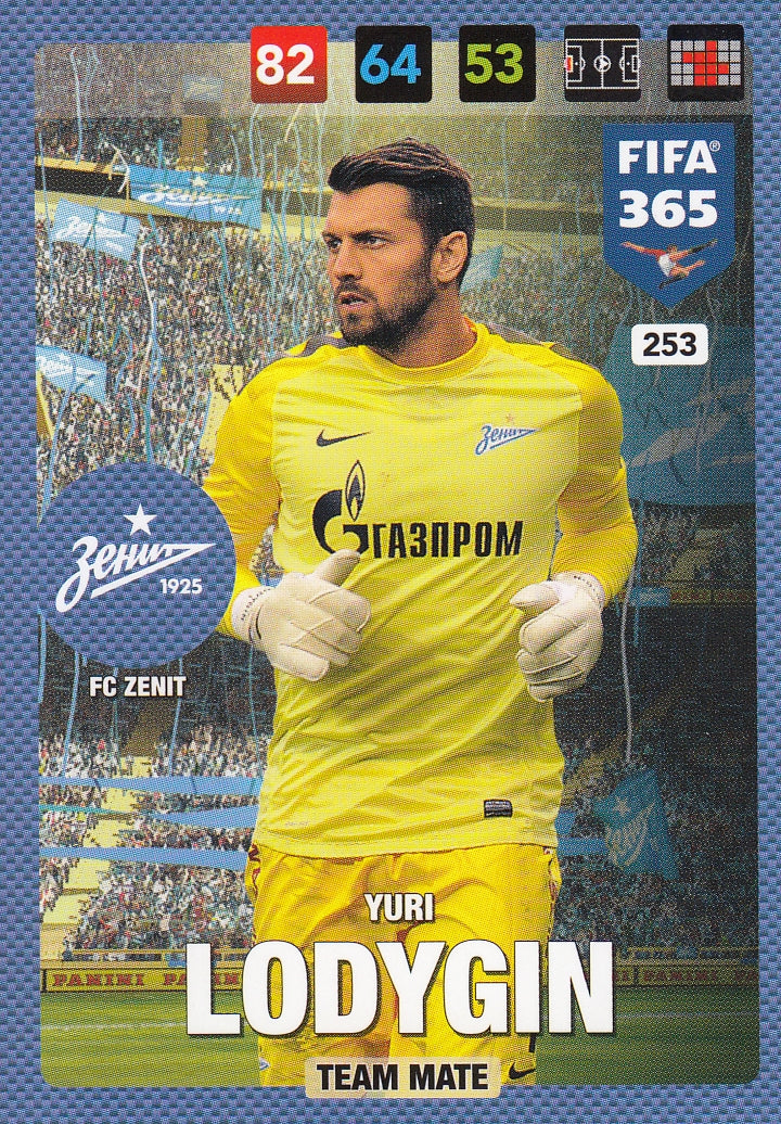 253. YURI LODYGIN - FC ZENIT - TEAM MATE