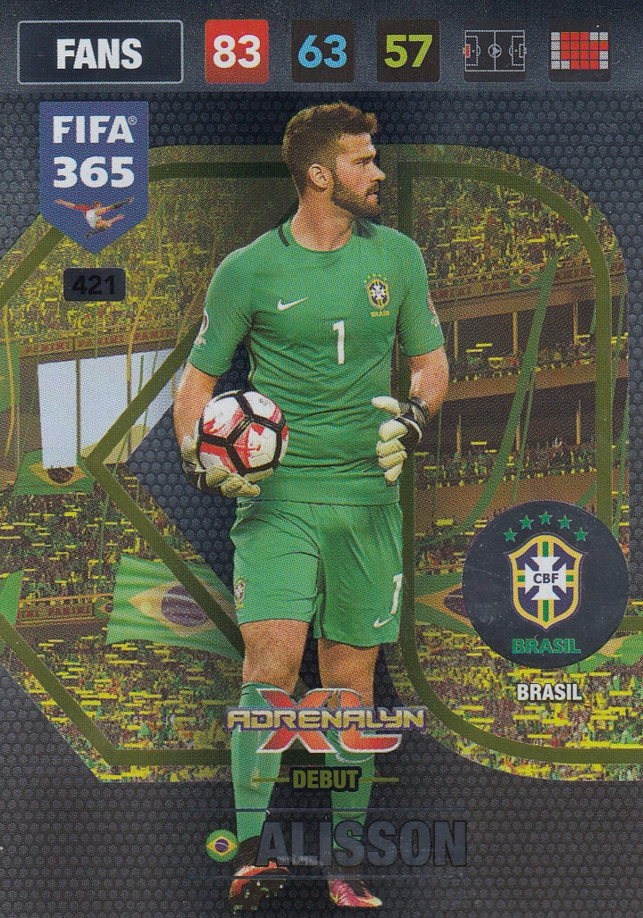 421. ALISSON - BRASIL - FANS - DEBUT