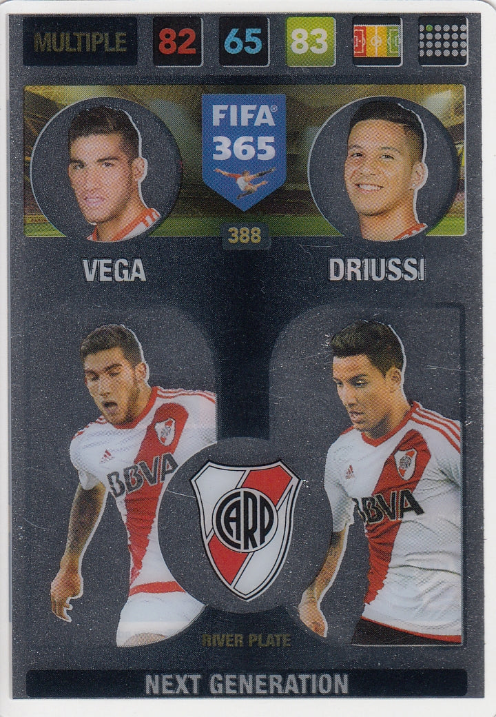 388. RIVER PLATE - VEGA - DRIUSSI - MULTIPLE- NEXT GENERATION