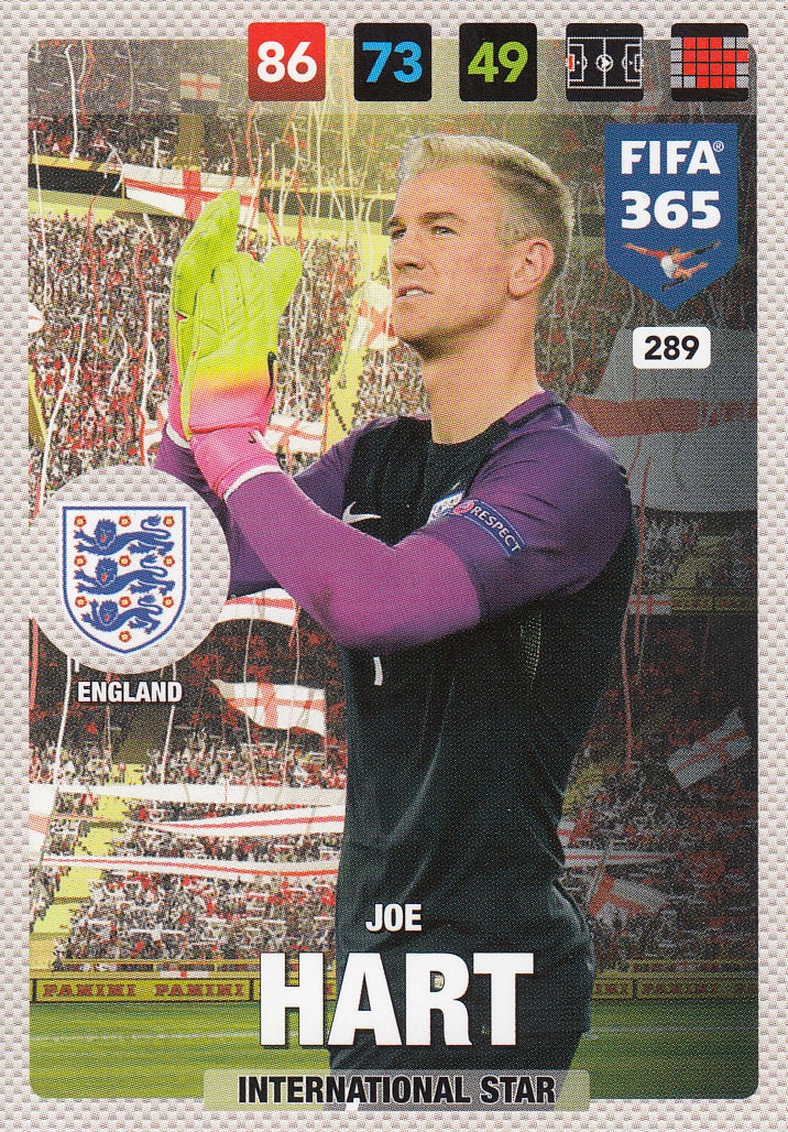 289. JOE HART - ENGLAND - INTERNATIONAL STAR