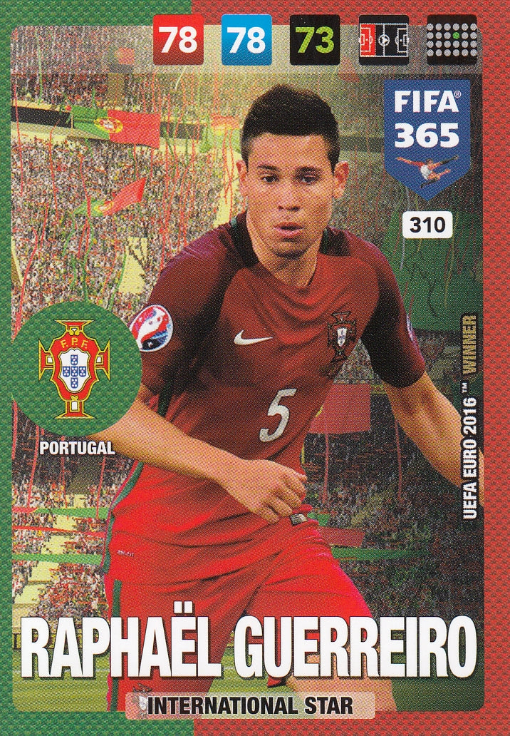 310. RAPHAËL GUERREIRO - PORTUGAL - INTERNATIONAL STAR