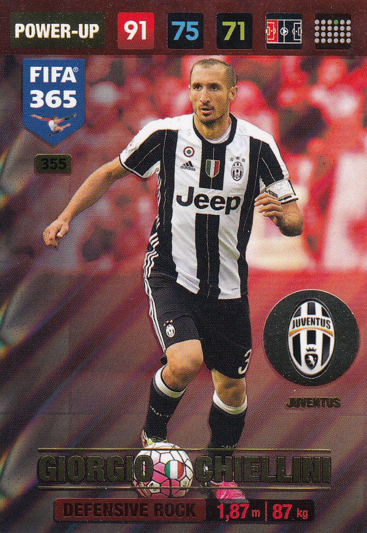 355. GIORGIO CHIELLINI - JUVENTUS - POWER-UP - DEFENSIVE ROCK