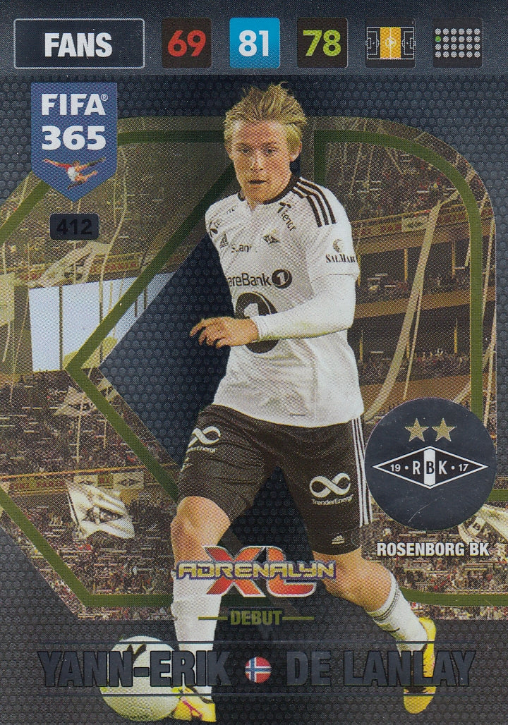 412. YANN-ERIK DE LANLAY - ROSENBORG BK - FANS - DEBUT