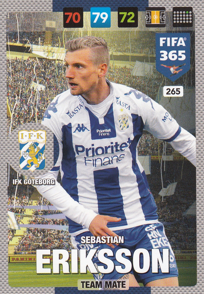 265. SEBASTIAN ERIKSSON - IFK GÖTEBORG - TEAM MATE
