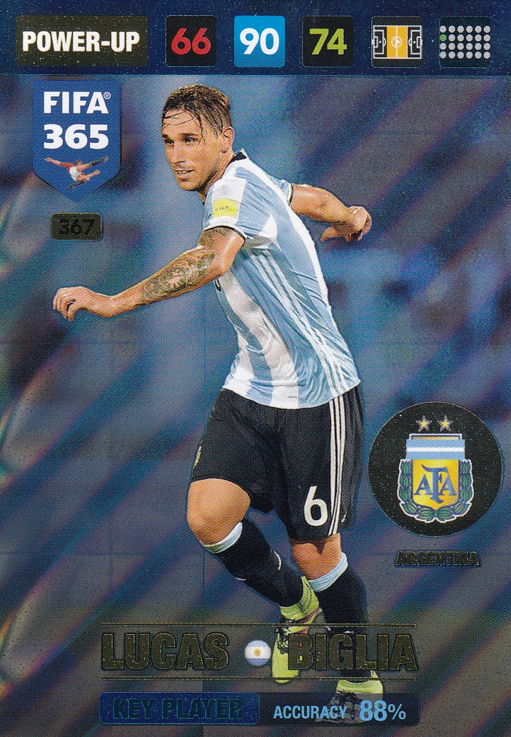 367. LUCAS BIGLIA - ARGENTINA - POWER-UP - KEY PLAYER