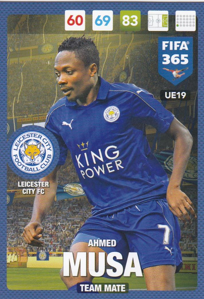 UE019 - AHMED MUSA - LEICESTER CITY FC - TEAM MATE