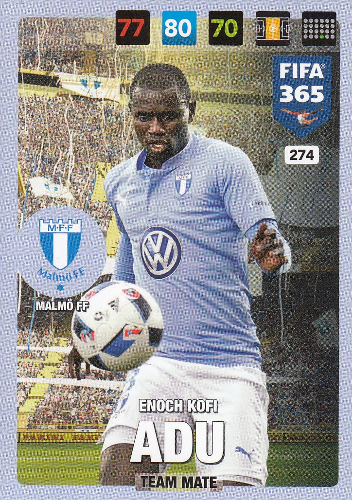 274. ENOCH KOFI ADU - MALMÖ FF - TEAM MATE