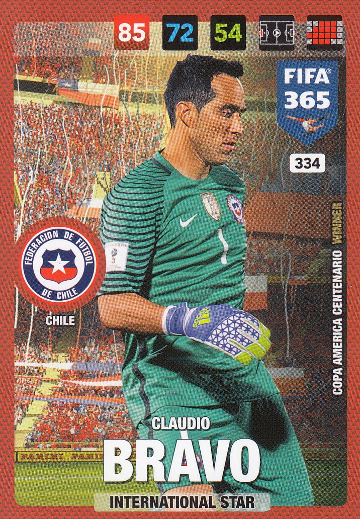 334. CLAUDIO BRAVO - CHILE - INTERNATIONAL STAR