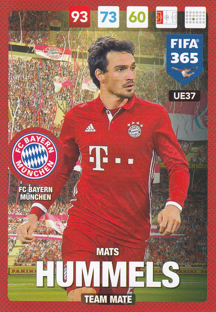 UE037 - MATS HUMMELS - FC BAYERN MÜNCHEN - TEAM MATE