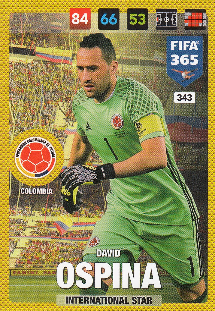 343. DAVID OSPINA - COLOMBIA - INTERNATIONAL STAR