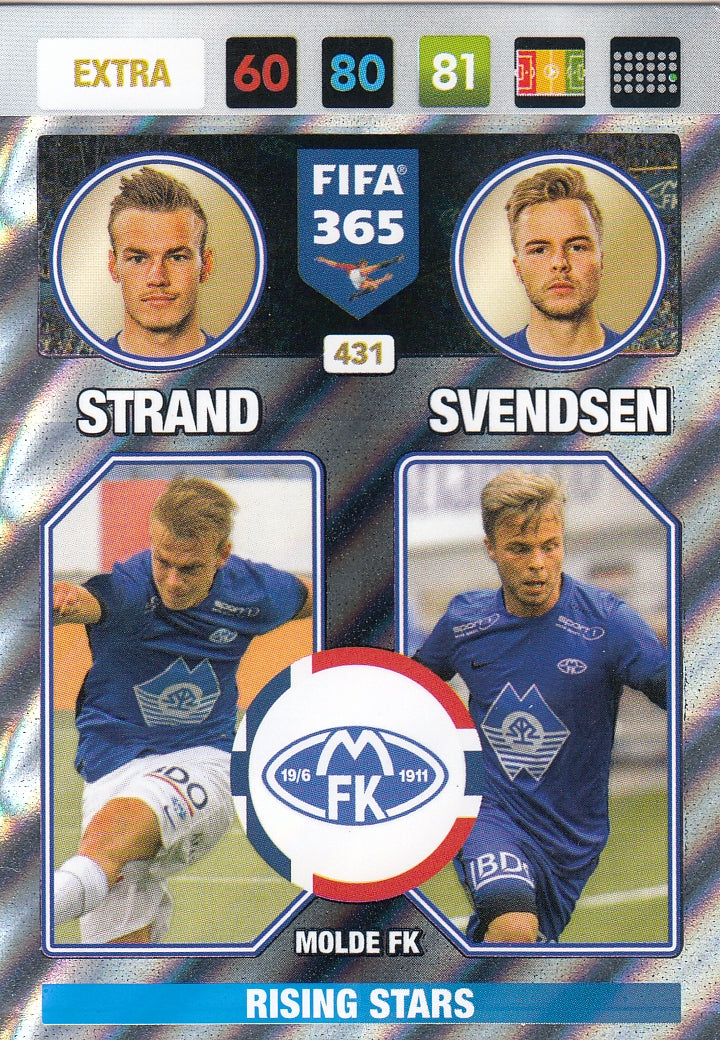 431. MOLDE FK - STRAND - SVENDSEN - EXTRA - RISING STARS