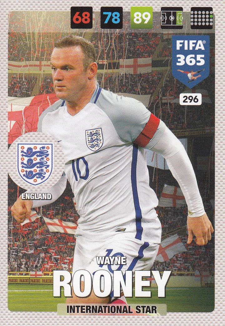 296. WAYNE ROONEY - ENGLAND - INTERNATIONAL STAR