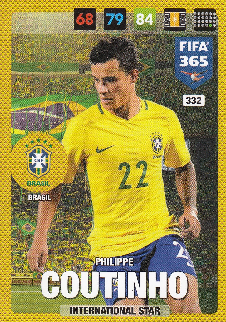 332. PHILIPPE COUTINHO - BRASIL - INTERNATIONAL STAR