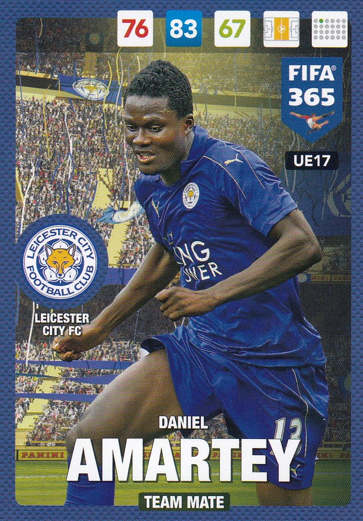 UE017 - DANIEL AMARTEY - LEICESTER CITY FC - TEAM MATE
