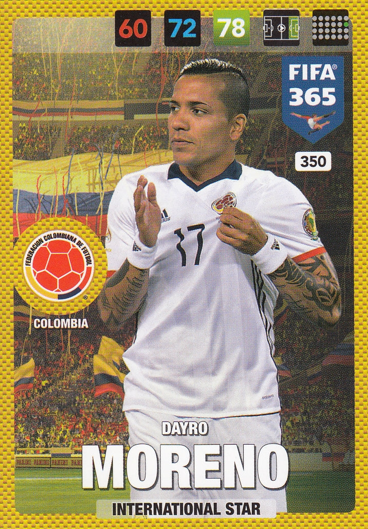 350. DAYRO MORENO - COLOMBIA - INTERNATIONAL STAR