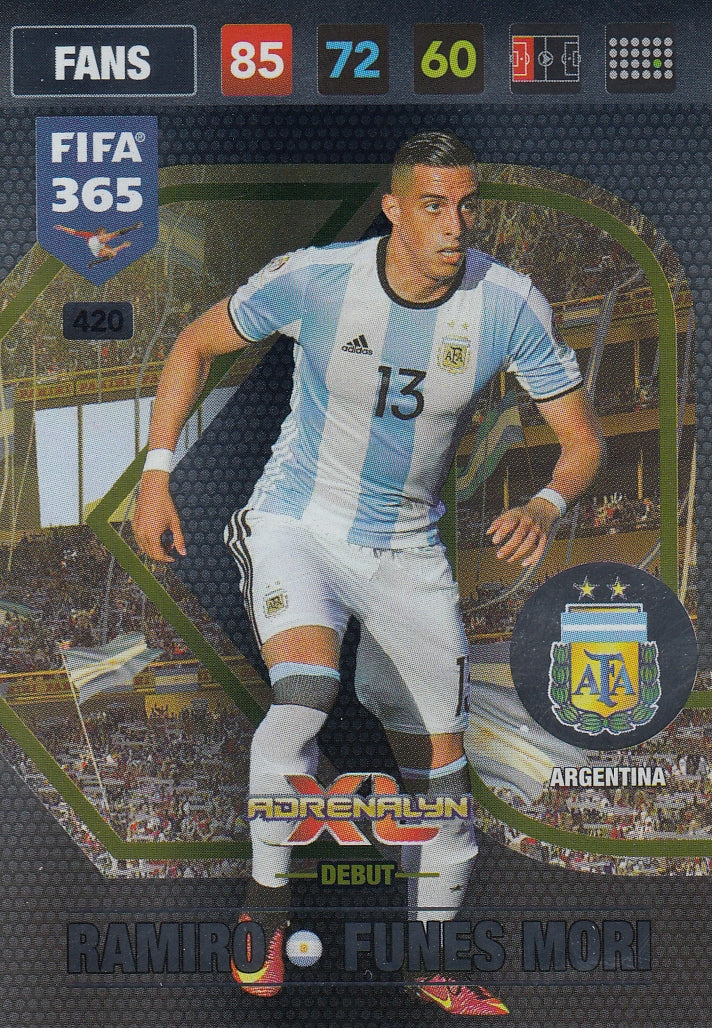 420. RAMIRO FUNES MORI - ARGENTINA - FANS - DEBUT